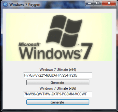 Key Generator For Windows 7 Ultimate 32 Bit